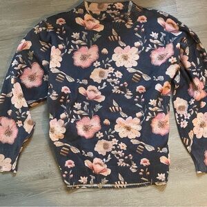 Floral Knit Sweater
